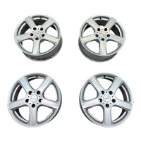 Alufelgen Satz Felgen Enzo 7x16 ET40 5x112 silber Audi A4 8E 8H A6 4F