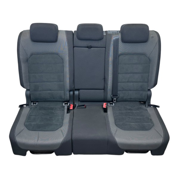 Rücksitzbank Rückbank VW Golf Sportsvan AM1 Stoff Alcantara schwarz quarzit