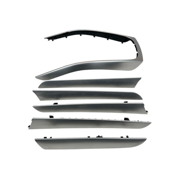 Dekorleisten Set Armaturenbrett Türen Audi A4 8K Aluminium Trigon 8K0863305S