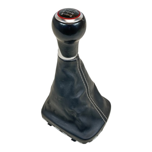 Schaltknauf Schaltsack 6 Gang Audi S1 8X schwarz silber 8X0863278K