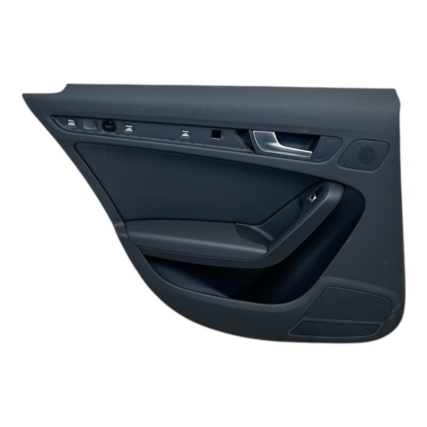 Türverkleidung Türpappe hinten links Leder Audi A4 8K soul schwarz N5W/FZ
