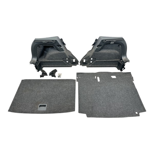 Umrüstsatz erhöhter Ladeboden Kofferraum VW Polo 6R Teppich Anthrazit 6R0858855B