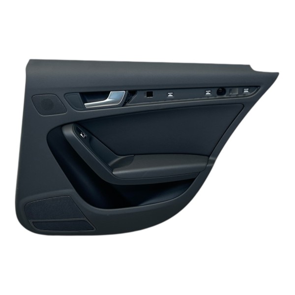 Türverkleidung Türpappe hinten rechts Leder Audi A4 8K soul schwarz N5W/FZ