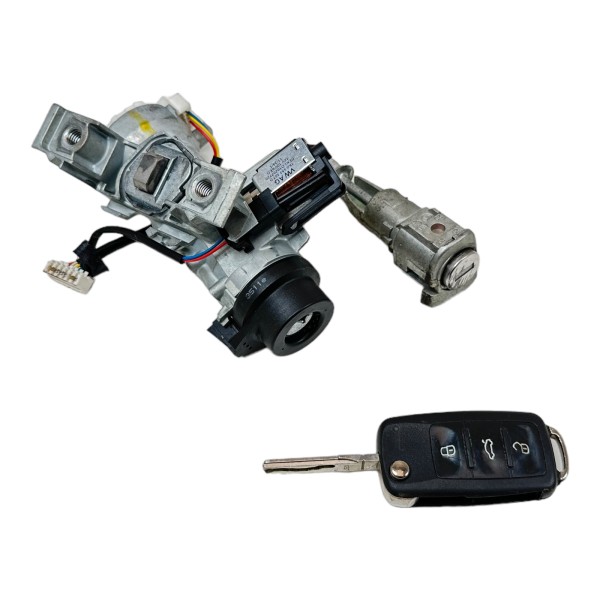 Schlosssatz Zündschloss Funkfernbedienung Schlüssel Skoda Octavia 1Z 1K0905851B