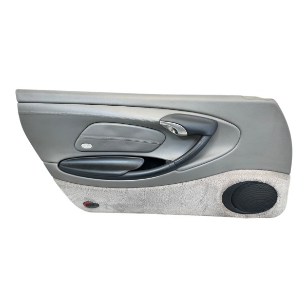 Türverkleidung Türpappe links Leder Graphitgrau Porsche Boxster 986 99655538101