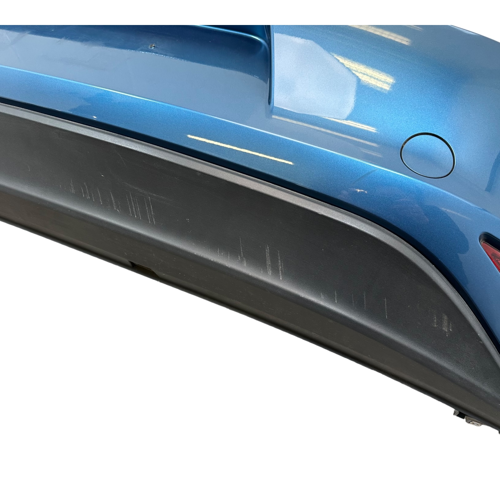 Stoßstange Stoßfänger hinten VW Golf 7 Limousine blau LA5J 