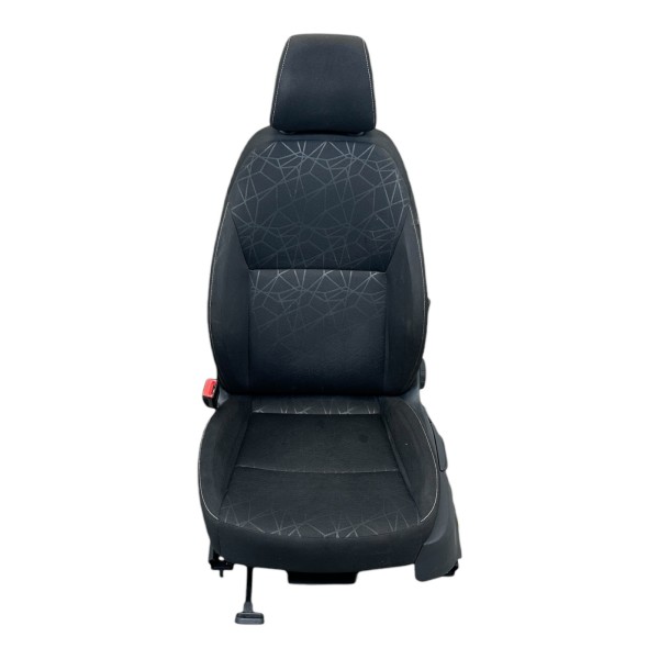 Sitz Fahrersitz Stoff Sitzheizung Skoda Octavia 5E Facelift schwarz onyx